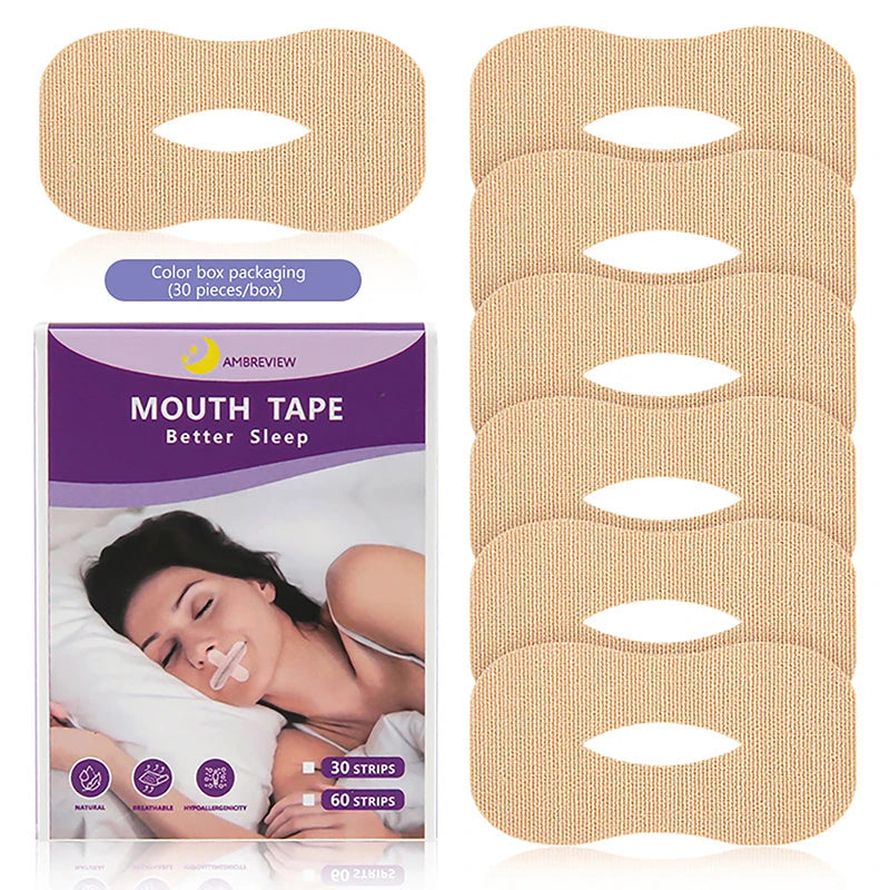 Anti-Snoring Sleep Strips – Gentle Mouth Seal Tape