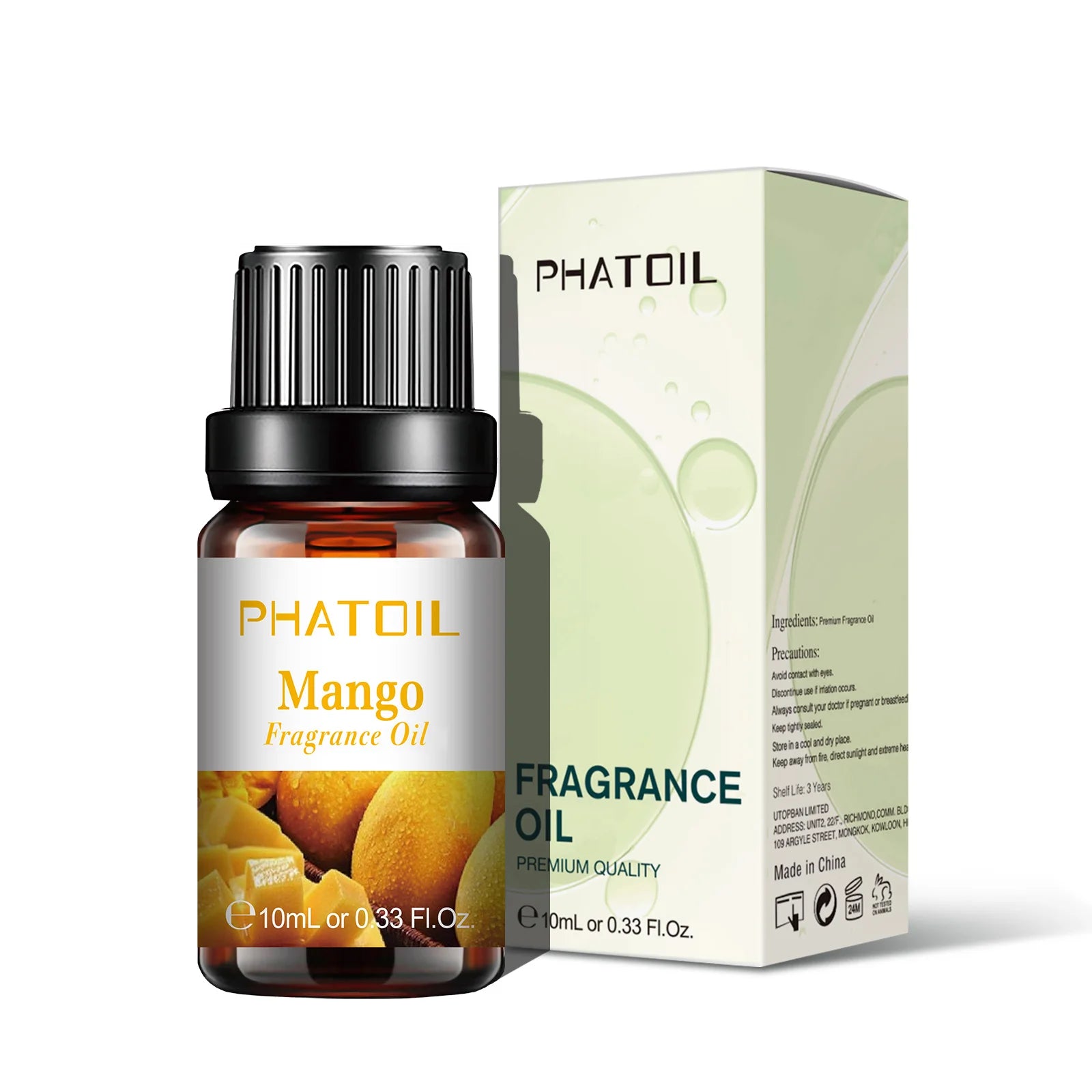 PHATOIL 10ml Fruit Fragrance Oil Set for Soap & Candle Making
