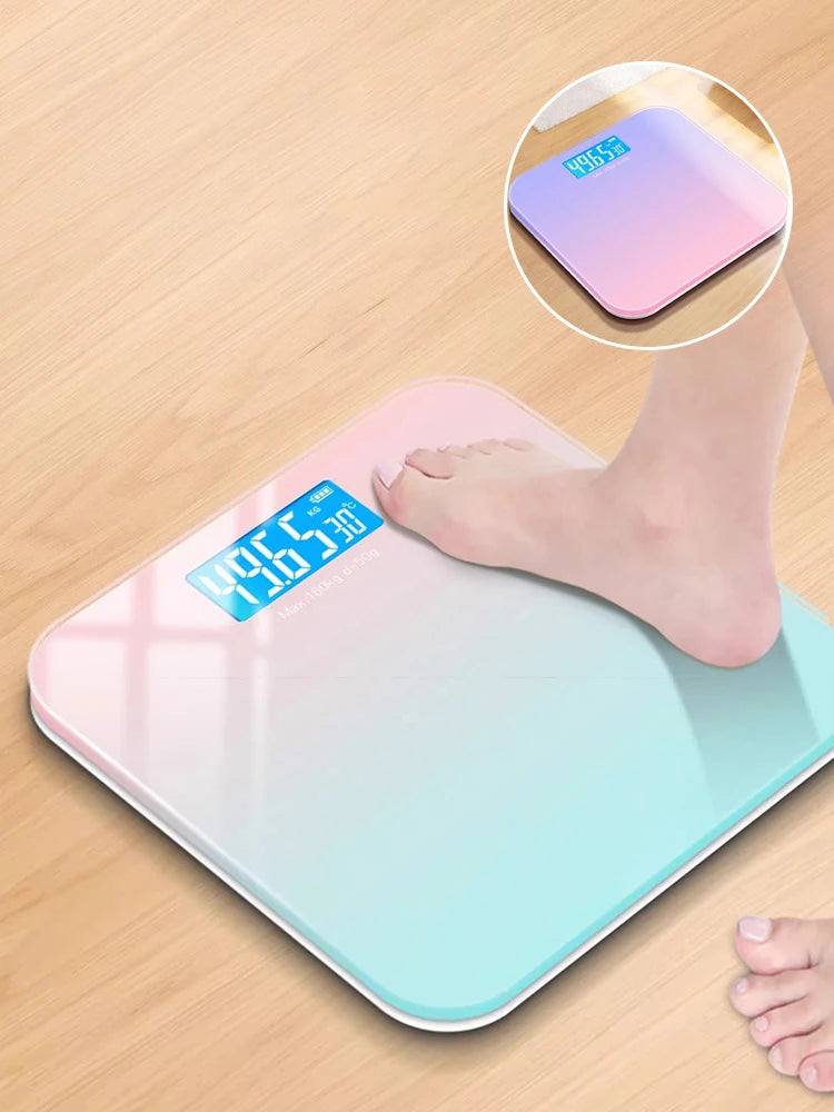 Smart Gradient Glass Body Weight Scale