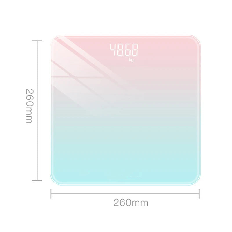 Smart Gradient Glass Body Weight Scale