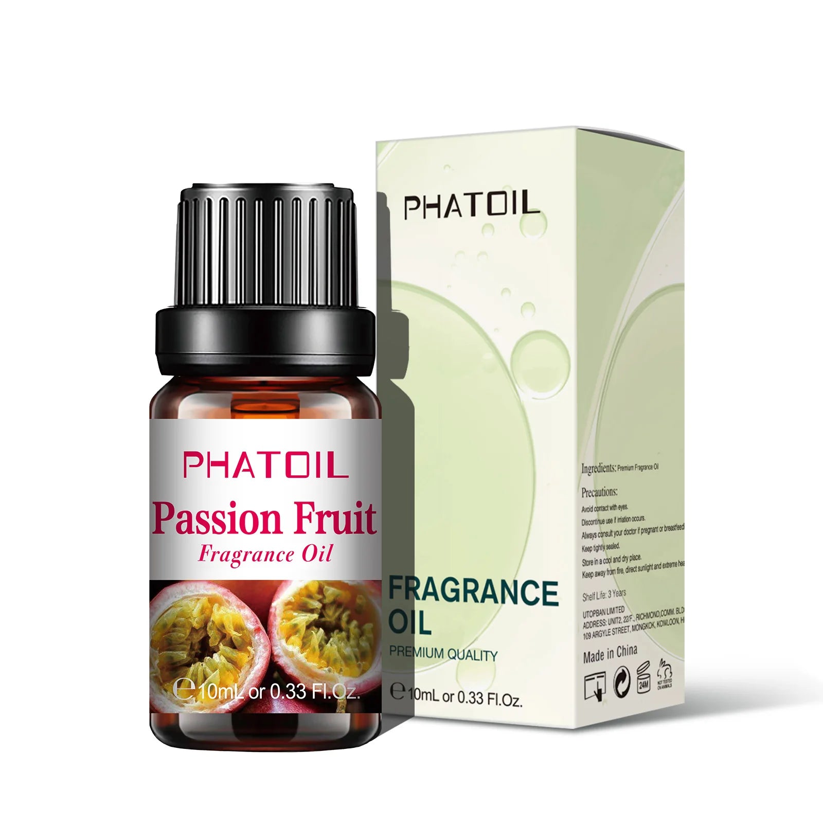 PHATOIL 10ml Fruit Fragrance Oil Set for Soap & Candle Making