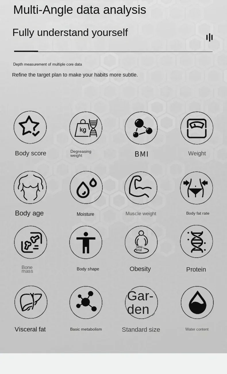 Smart Bluetooth Body Fat & BMI Scale – Digital Fitness Tracker
