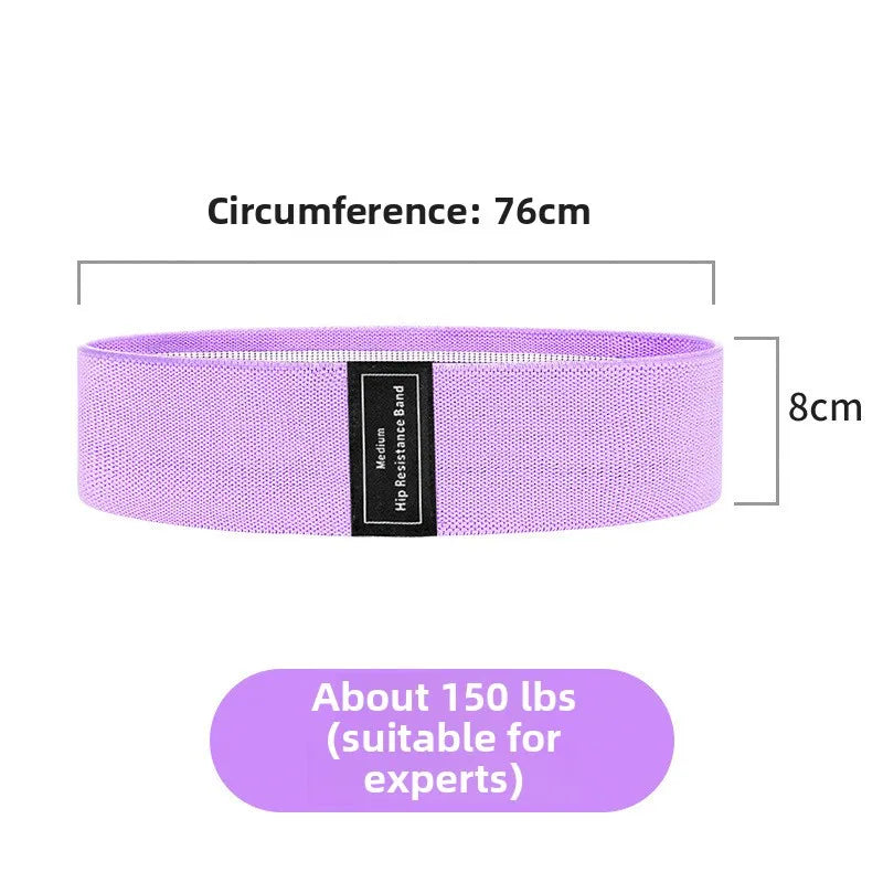 Cotton Resistance Hip Band for Squats & Yoga