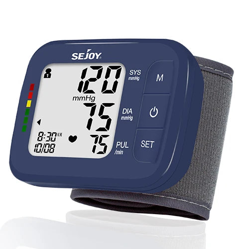 SEJOY Digital Wrist Blood Pressure Monitor with Heart Rate Meter