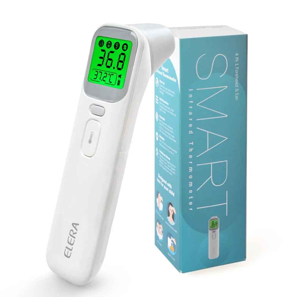 ELERA Infrared Digital Thermometer – Forehead & Ear, Non-Contact