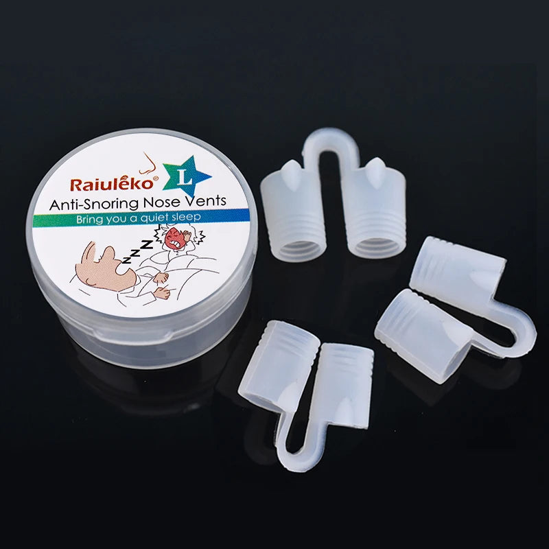 Anti-Snoring Nasal Dilator Nose Clip – Silent Sleep Aid Device